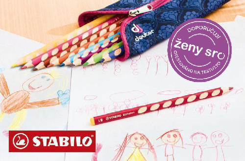 Grafitová tužka STABILO EASYgraph a pastelky EASYcolors