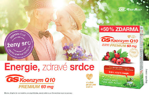 Testovaly jsme kvalitní doplněk stravy GS Koenzym Q10 Premium 60 mg, který podpoří energii a funkci srdce. Jak to dopadlo?