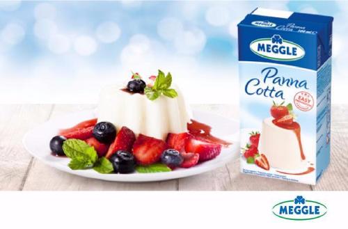 Testujte s námi malý kulinářský zázrak MEGGLE Panna Cotta. Registrujte se a získejte dezert zdarma.