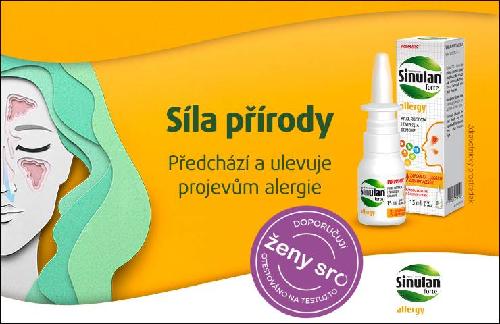 Testerky, které trápí různé alergie testovaly zdravotnický prostředek Sinulan forte Allergy. Pomohl jim tento nosní sprej?