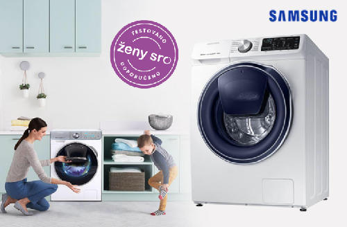 Pračku Samsung QuickDrive si vyzkoušely i testerky v Pracovně ŽENY s.r.o. v Olomouci! A výsledek? Opět na jedničku