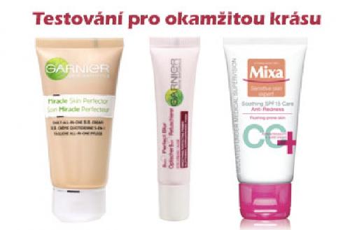 Testování pro okamžitou krásu - BB/CC/Blur