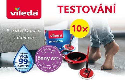 Jak se testerkám uklízelo s novým rotačním mopem Vileda Spin and Clean? Přečtěte si recenze