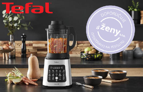 Otestovali jste s námi stolní multifunkční mixér Tefal Perfectmix Cook Steam BL83SD30, který nabízí studené i teplé pokrmy a zároveň parní hrnec