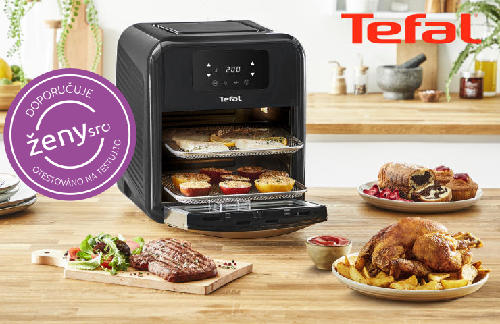 Testerky si užily zdravé vaření bez tuků v horkovzdušné fritéze Tefal Easy Fry & Grill & Oven 9v1 se slevou 40 %