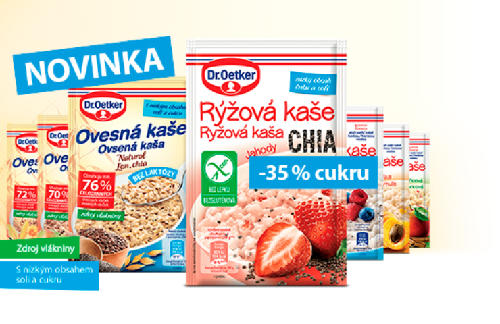 Rychlá zdravá snídaně či svačinka hned po ruce? Ano! Otestovali jsme ovesné a rýžové kaše Dr. Oetker