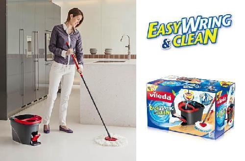 Testovanie pre slovenské ženy Easy Wring and Clean - strapcový mop Vileda