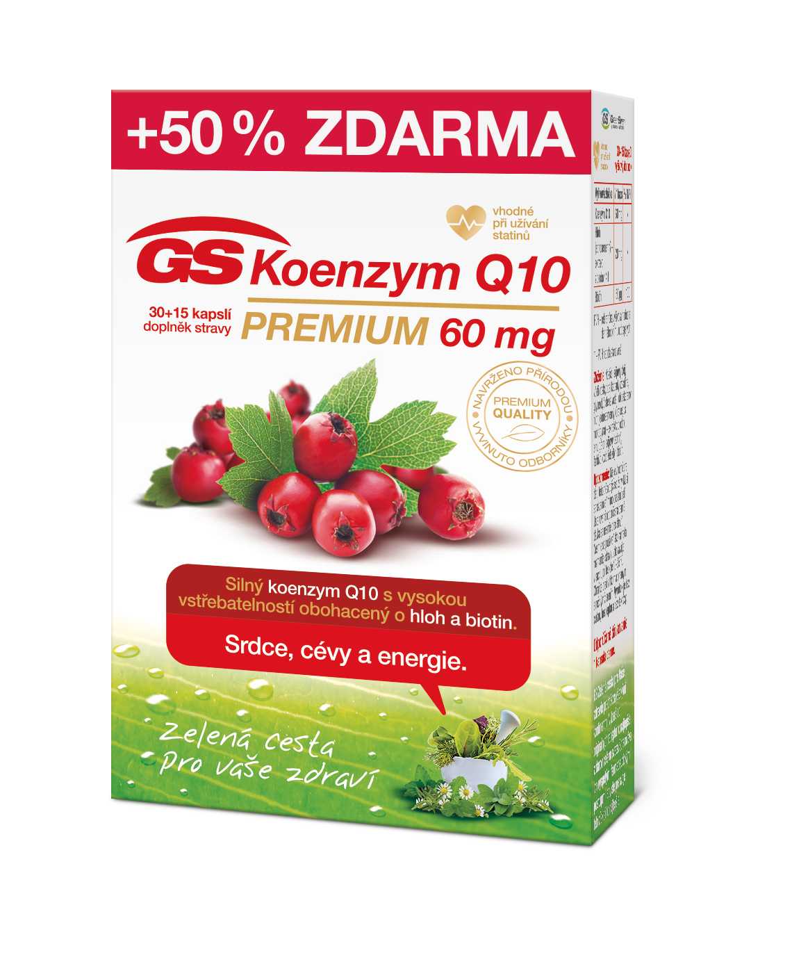 TESTOVACÍ BALENÍ - 22% GS Koenzym Q10 60mg