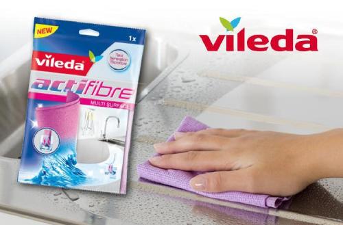 Mikrohadřík Actifibre Vileda - čisté povrchy jedním tahem