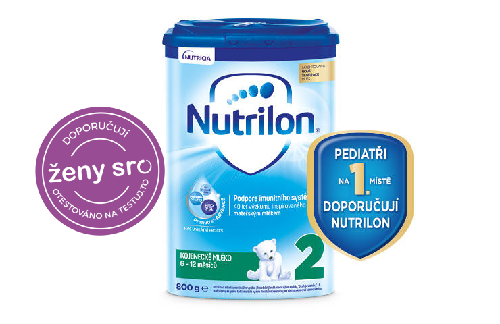 Maminky se svými dětmi otestovaly prémiové pokračovací kojenecké mléko Nutrilon 2, unikátní směs vitamínů s recepturou pro podporu imunity** a zdravého vývoje