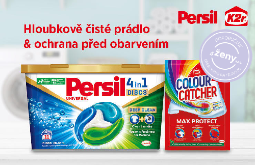 Vybrané testerky otestovaly prací kapsle Persil a prací ubrousky K2r Colour Catcher. Jaké jsou recenze?