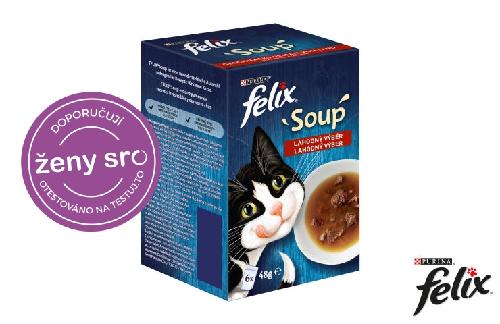 Jak chutnalo kočičím mlsným jazýčkům doplňkové krmivo Felix Soup? Podívejte se na recenze